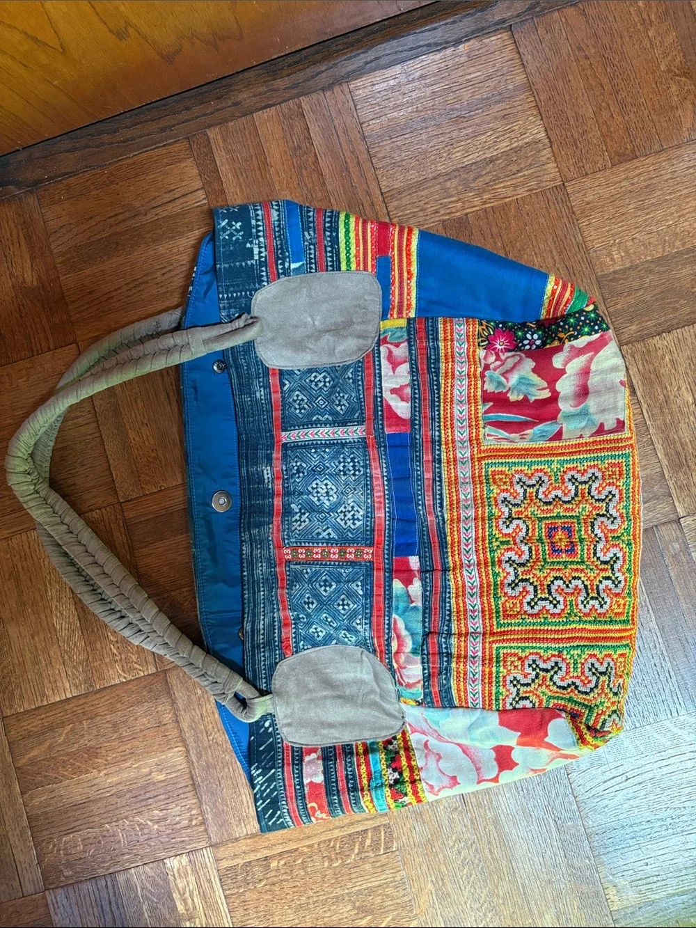 Boho Patchwork Tote Bag from thailand